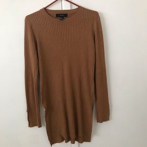 forever 21 ribbed tunic sweater